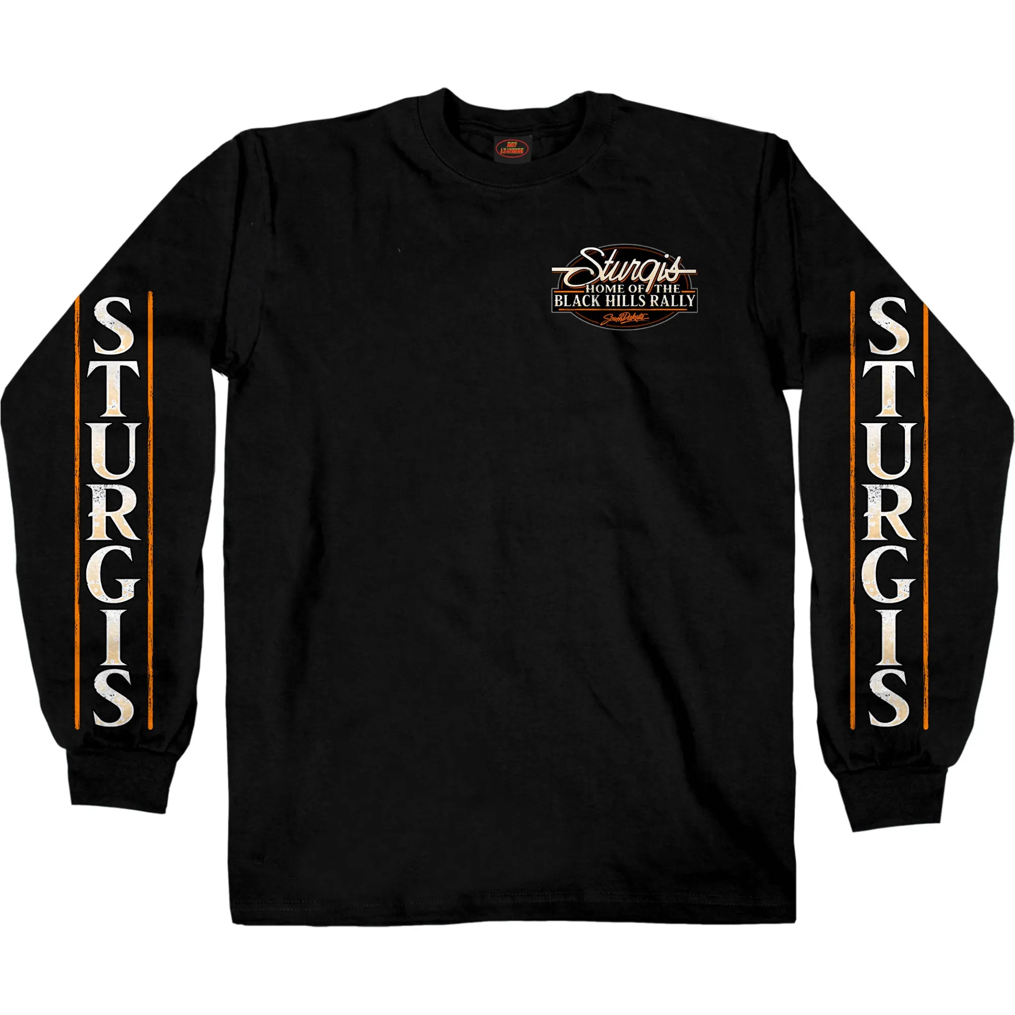 2024 Sturgis Motorcycle rally Attractions Black Long Sleeve Shirt SPB2113