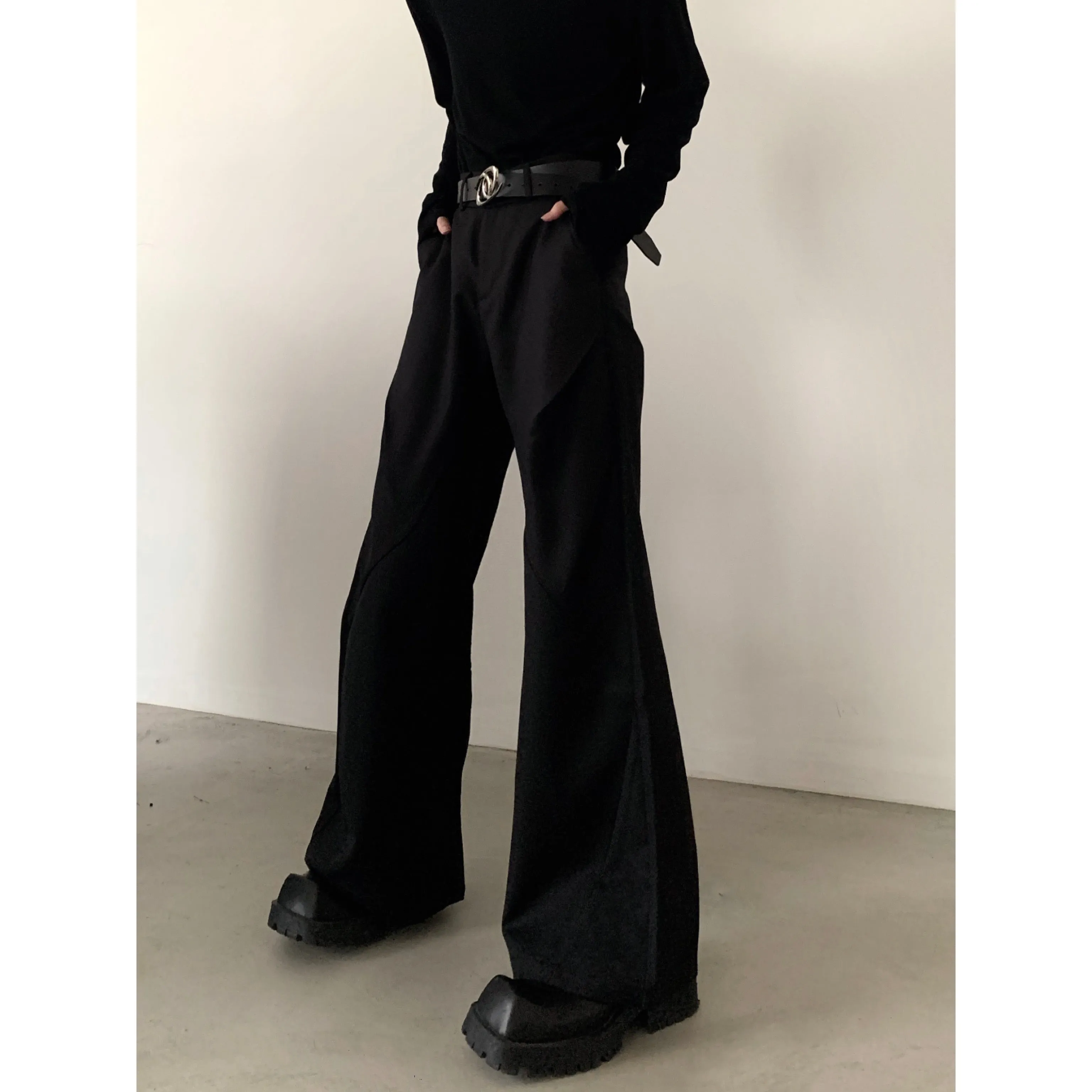 【23s November.】Deconstructed Split Pleated Baggy Trousers