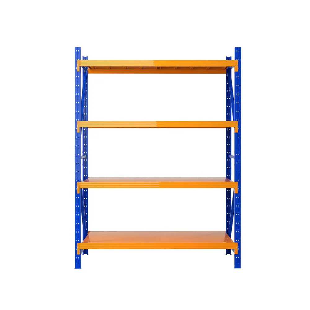 2Mx1.5M Warehouse Shelving Garage Rack - Blue & Orange