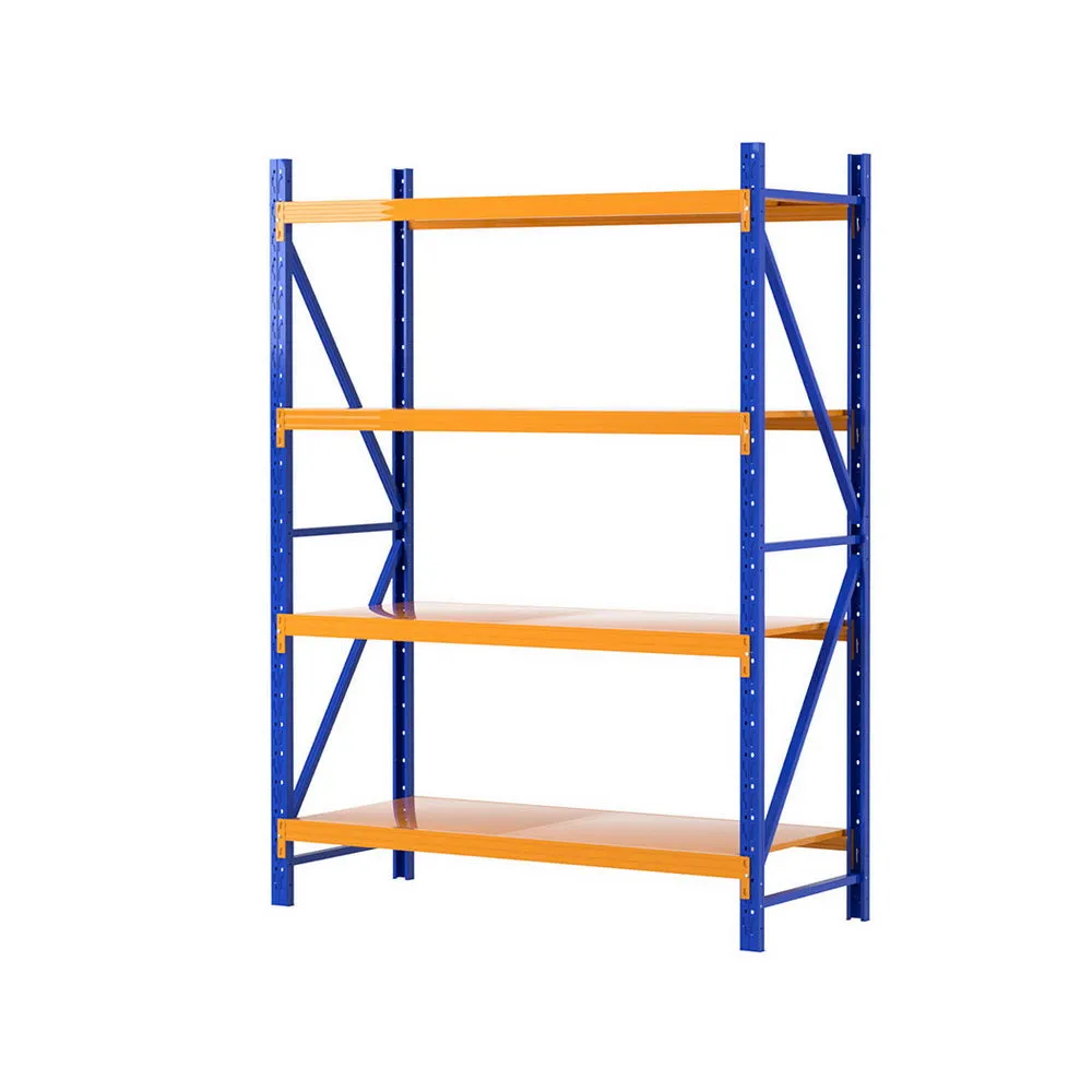 2Mx1.5M Warehouse Shelving Garage Rack - Blue & Orange