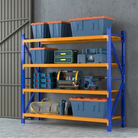 2Mx1.8M Warehouse Shelving Garage Rack - Blue & Orange