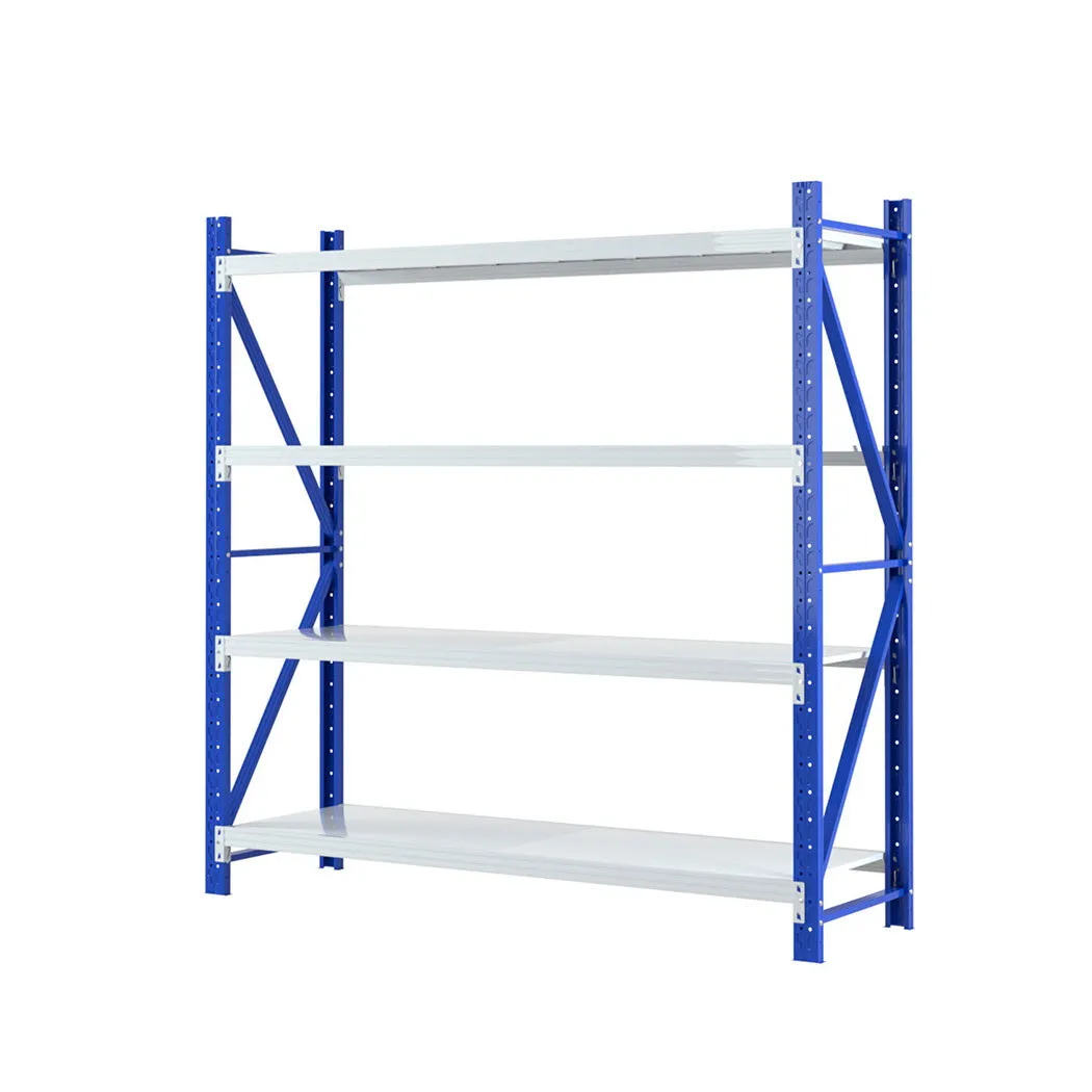 2Mx2M Warehouse Shelving Garage Rack - Blue & Grey