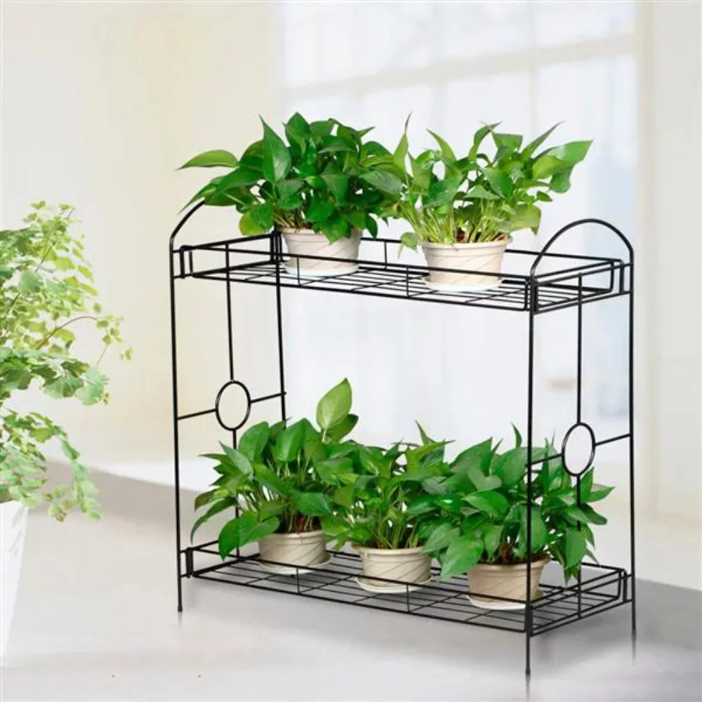 32 inches 2-Tier Metal Plant Stand