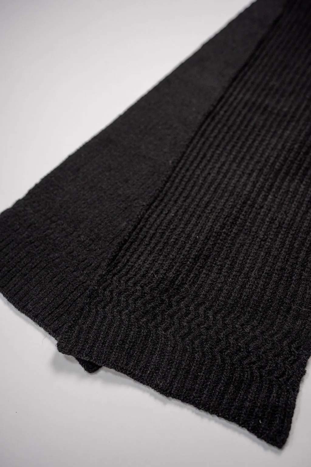 3sixteen Alpaca Rib Scarf - Black