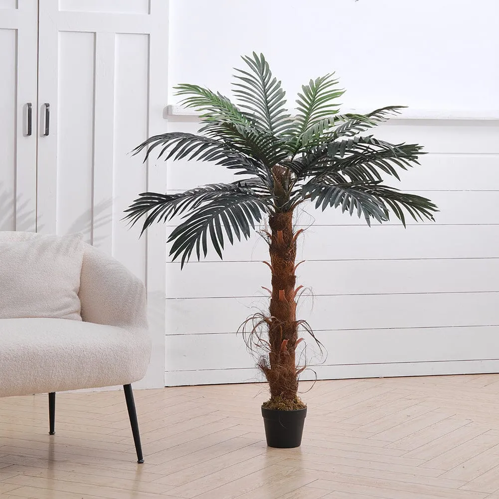 48 inch Artificial Palm Tree with Pot Simulated Plant Decor