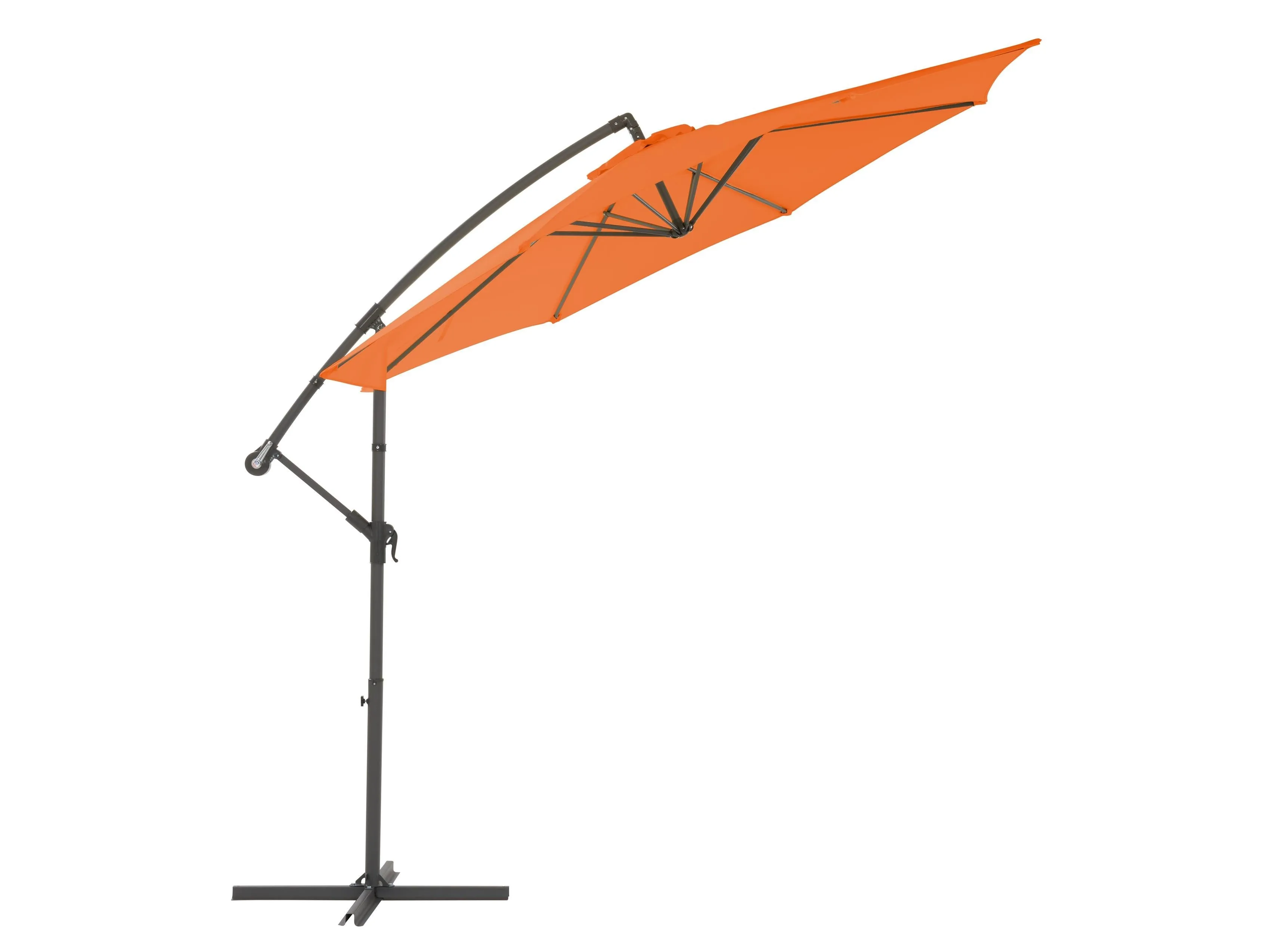 9.5ft Tilting Offset Patio Umbrella - Orange