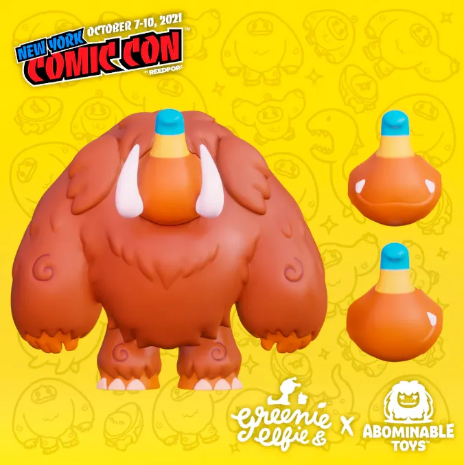 Abominable Toys Chomp - Bigfoot Elfie (Limited Edition 600 pcs) - 2021 NYCC Exclusive [Box Condition: 7.5/10]