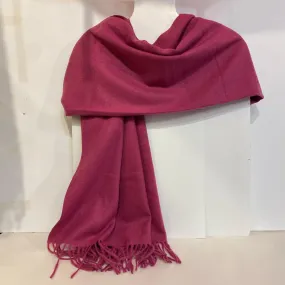 Adele - Cashmere Wool Blend Scarf - Magenta