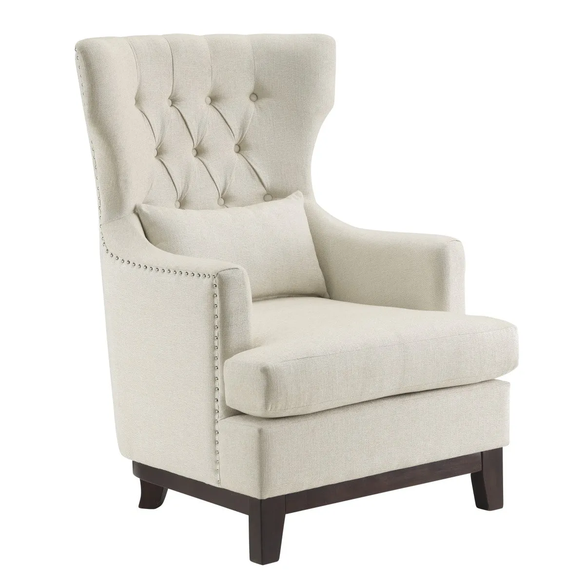 Adriano Collection Beige Accent Chair