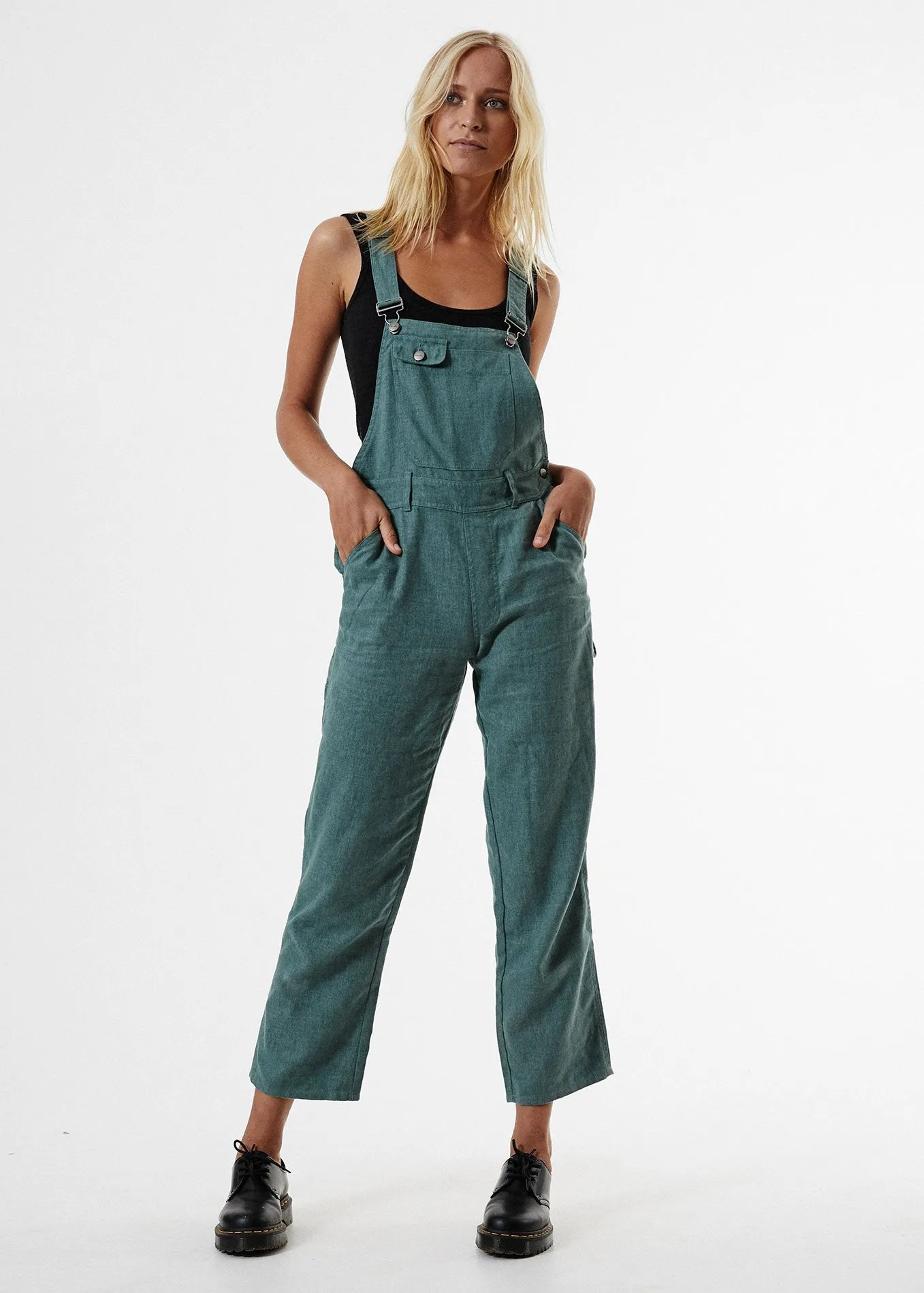 Afends Womens Riot - Hemp Long Overall