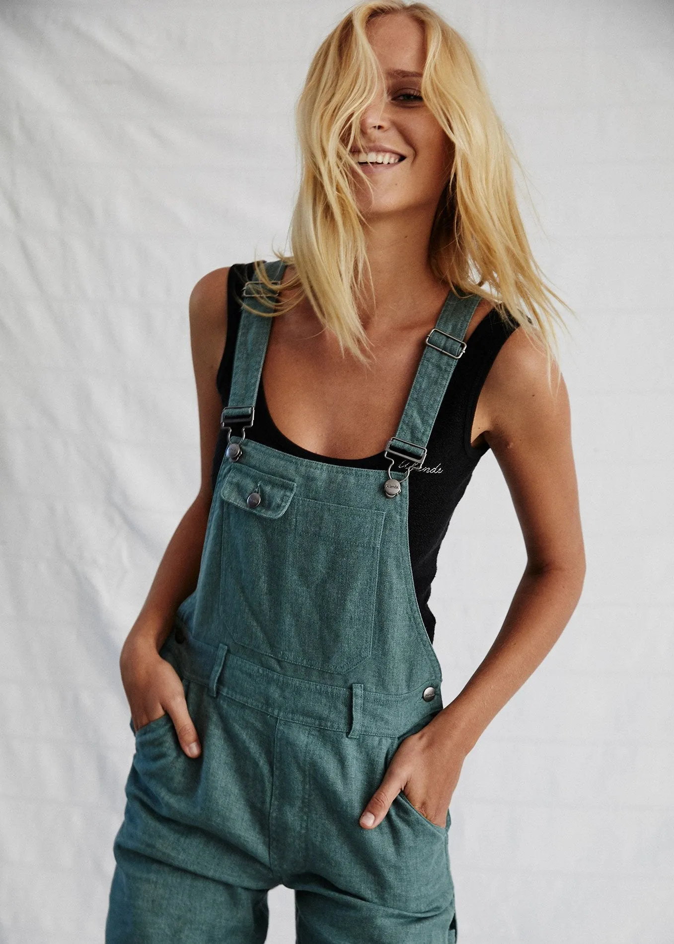 Afends Womens Riot - Hemp Long Overall