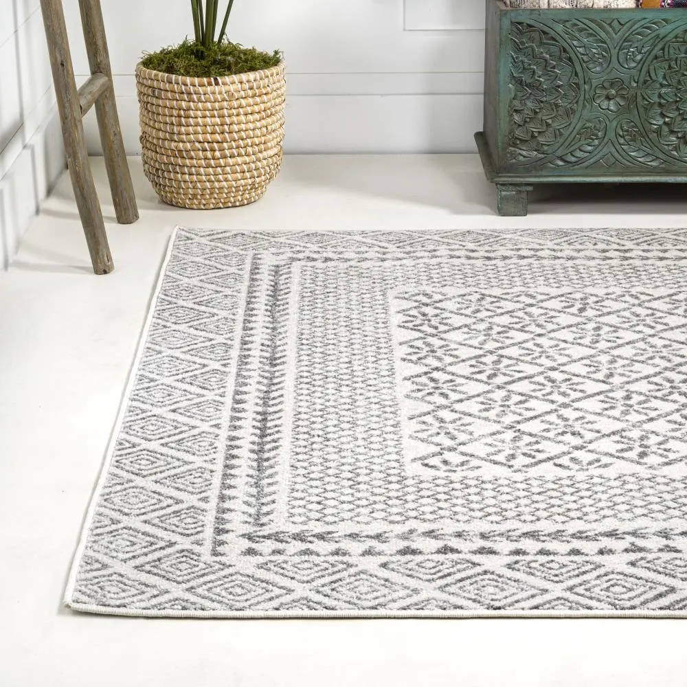 Alban modern Geometric Boho Rug Area Rug