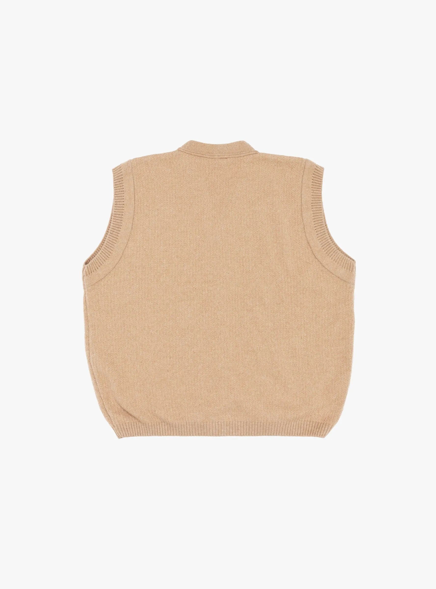 Alpaca Vest Tan