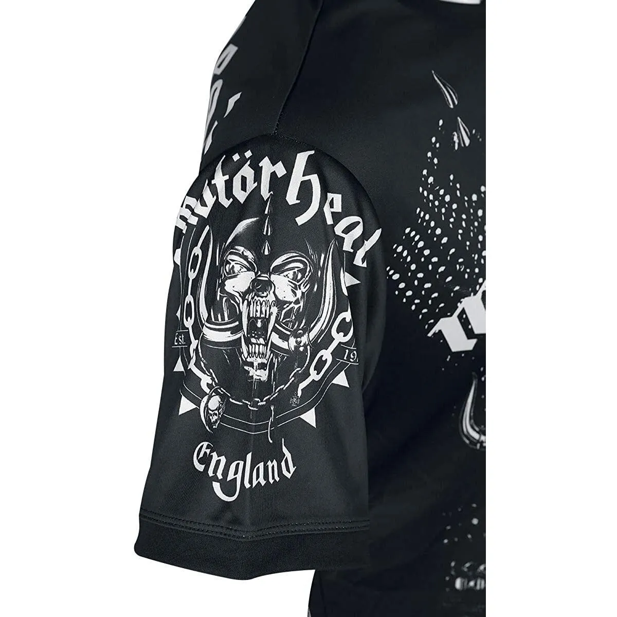 Amplified Mens Leather Vest Motorhead T-Shirt