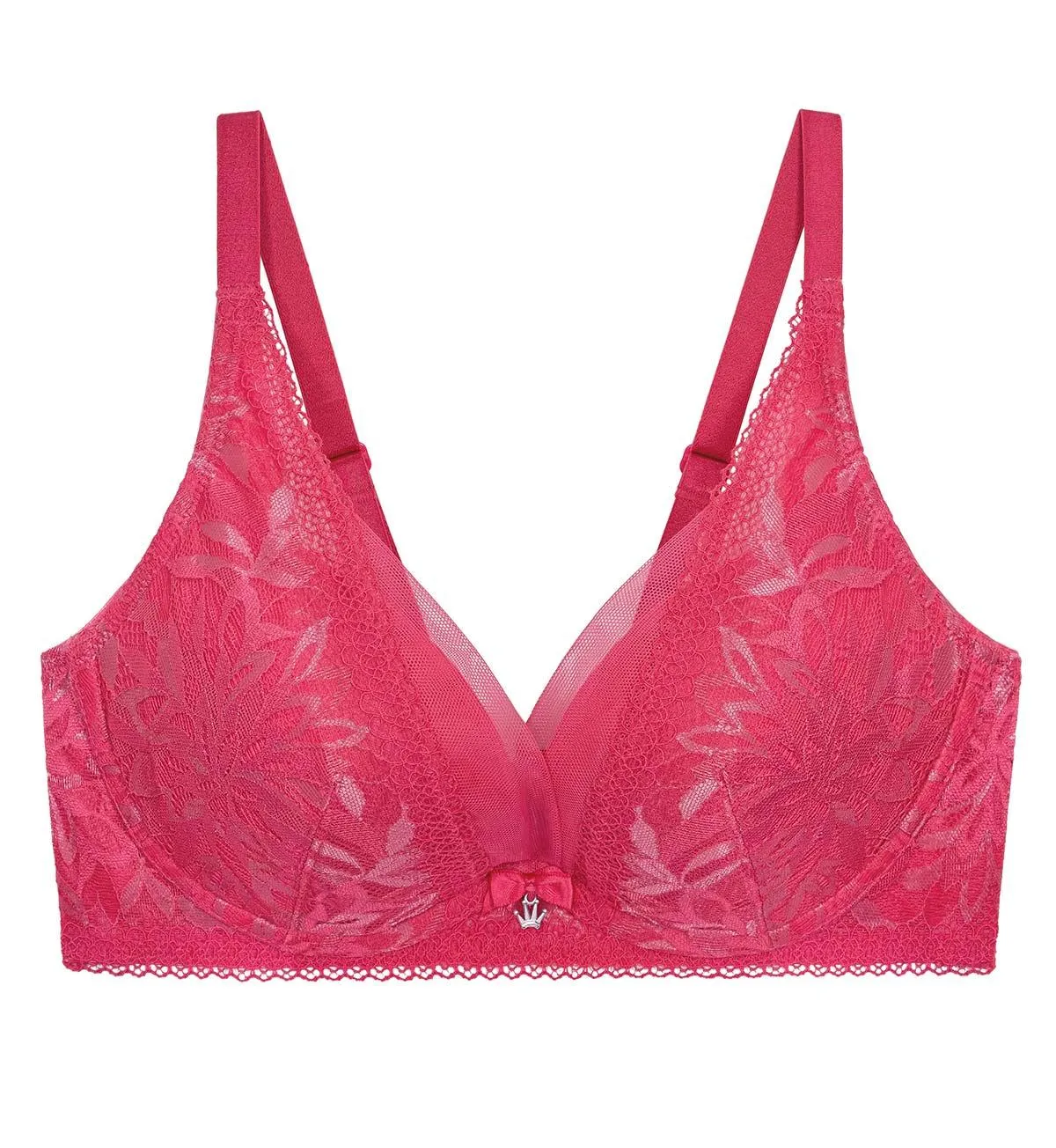 AQUA BLOOM NON-WIRED PUSH UP DEEP V BRA