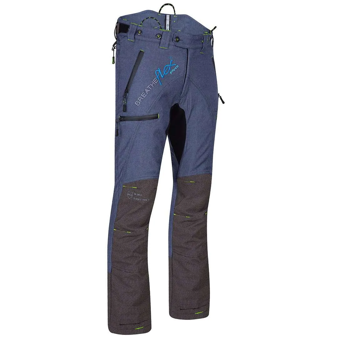 AT4070 Breatheflex Pro Chainsaw Trousers Design C Class 1 Legacy - Denim Blue