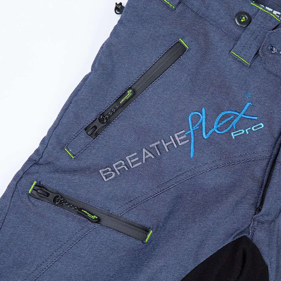 AT4070 Breatheflex Pro Chainsaw Trousers Design C Class 1 Legacy - Denim Blue