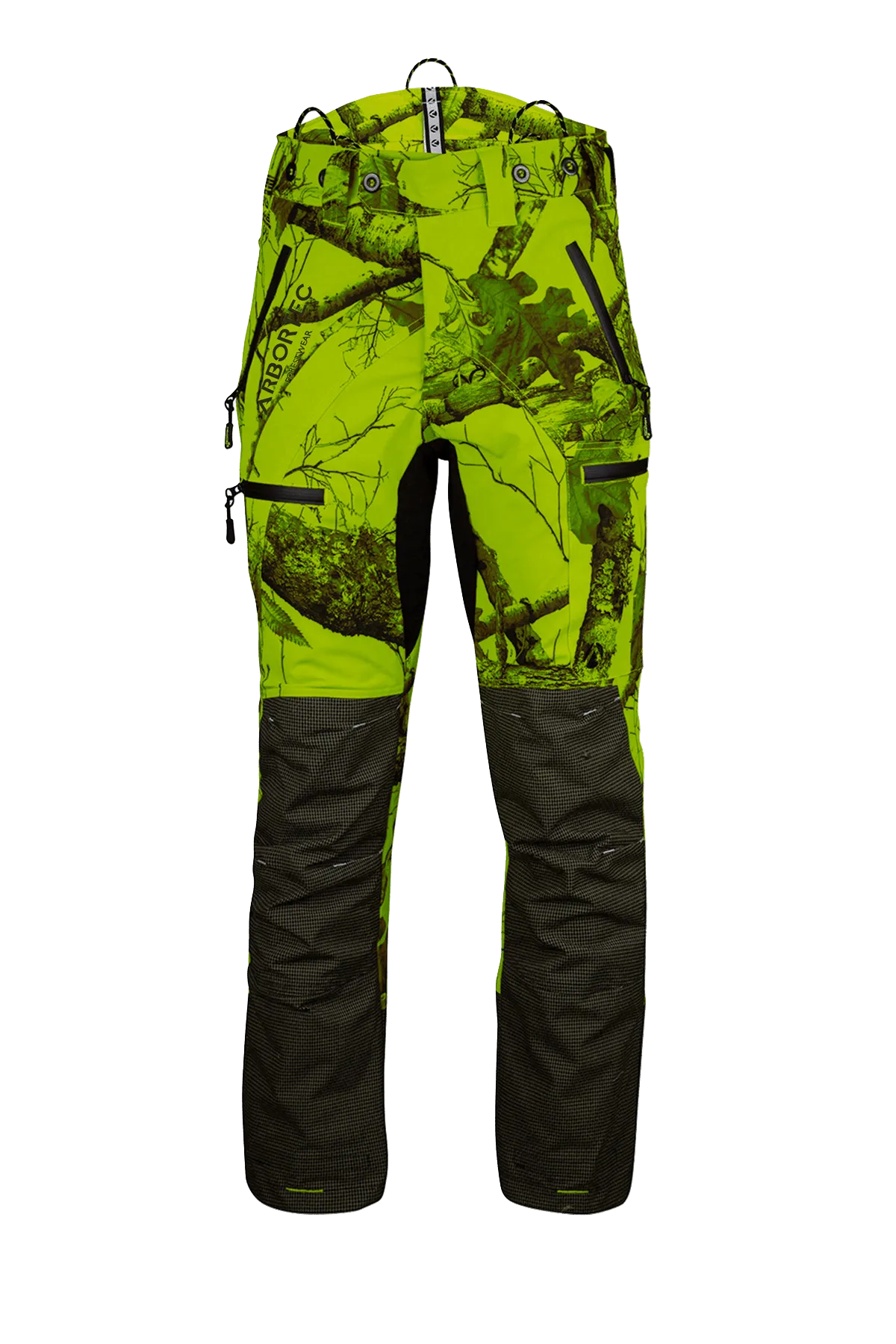 AT4070 - Breatheflex Pro Realtree Chainsaw Trousers Design C/Class 1 - Lime