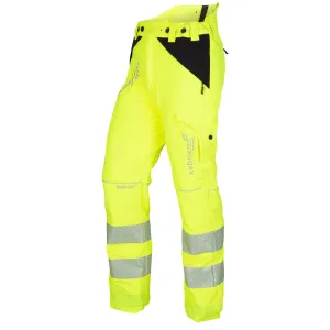 ATHV4010 Breatheflex Chainsaw Trousers Design A Class 1 - Hi-Vis Yellow