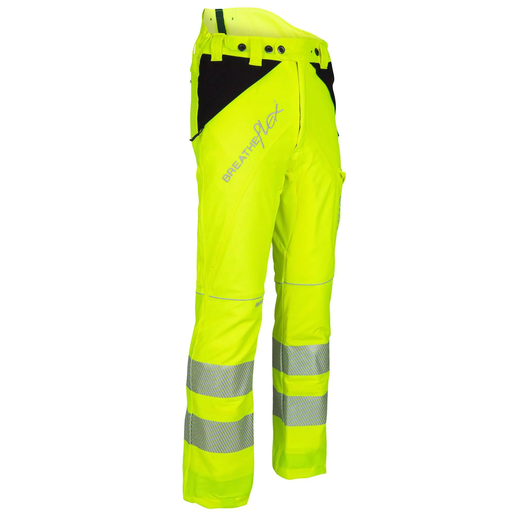 ATHV4050 Breatheflex Chainsaw Trousers Design C Class 1 - Hi-Vis Yellow