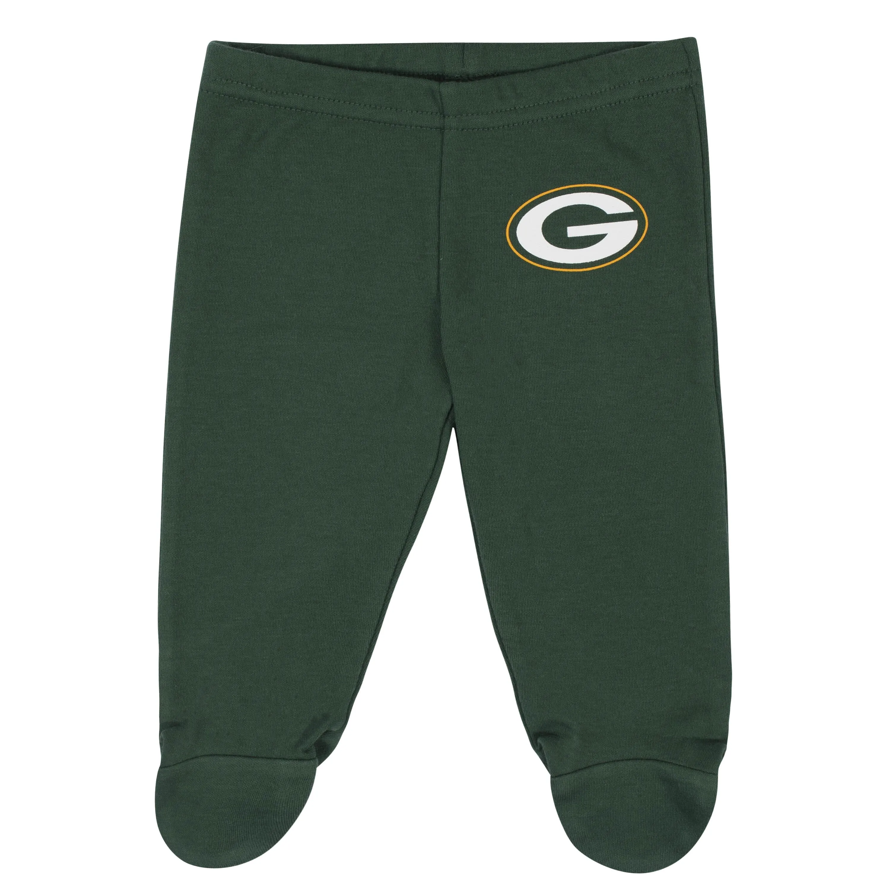 Baby Boys Green Bay Packers 3-Piece Bodysuit, Pant and Cap Set