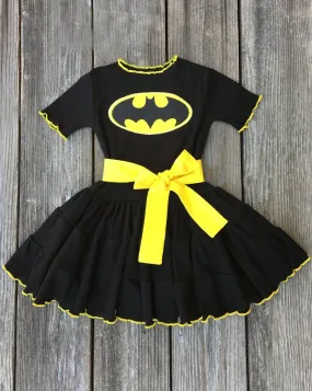 Batgirl Costume Twirl Dress