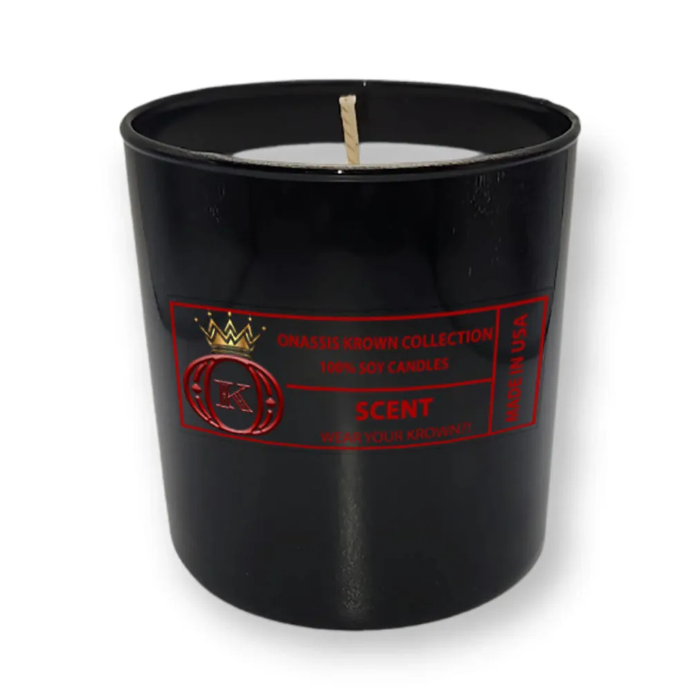 Black Tumbler 9oz Soy Candle