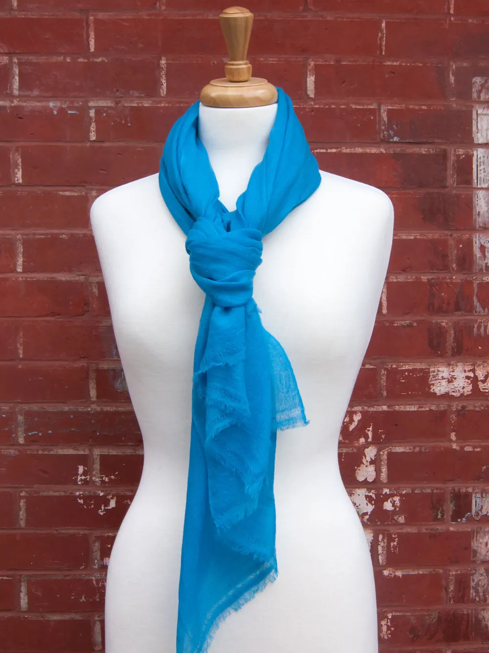 Blue Light Cashmere Scarf