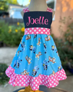 Bluey Birthday Girl Dress