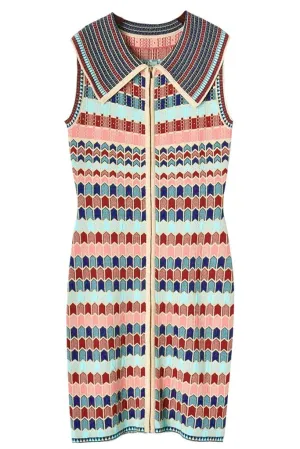 Bronte Retro Sleeveless Knit Dress