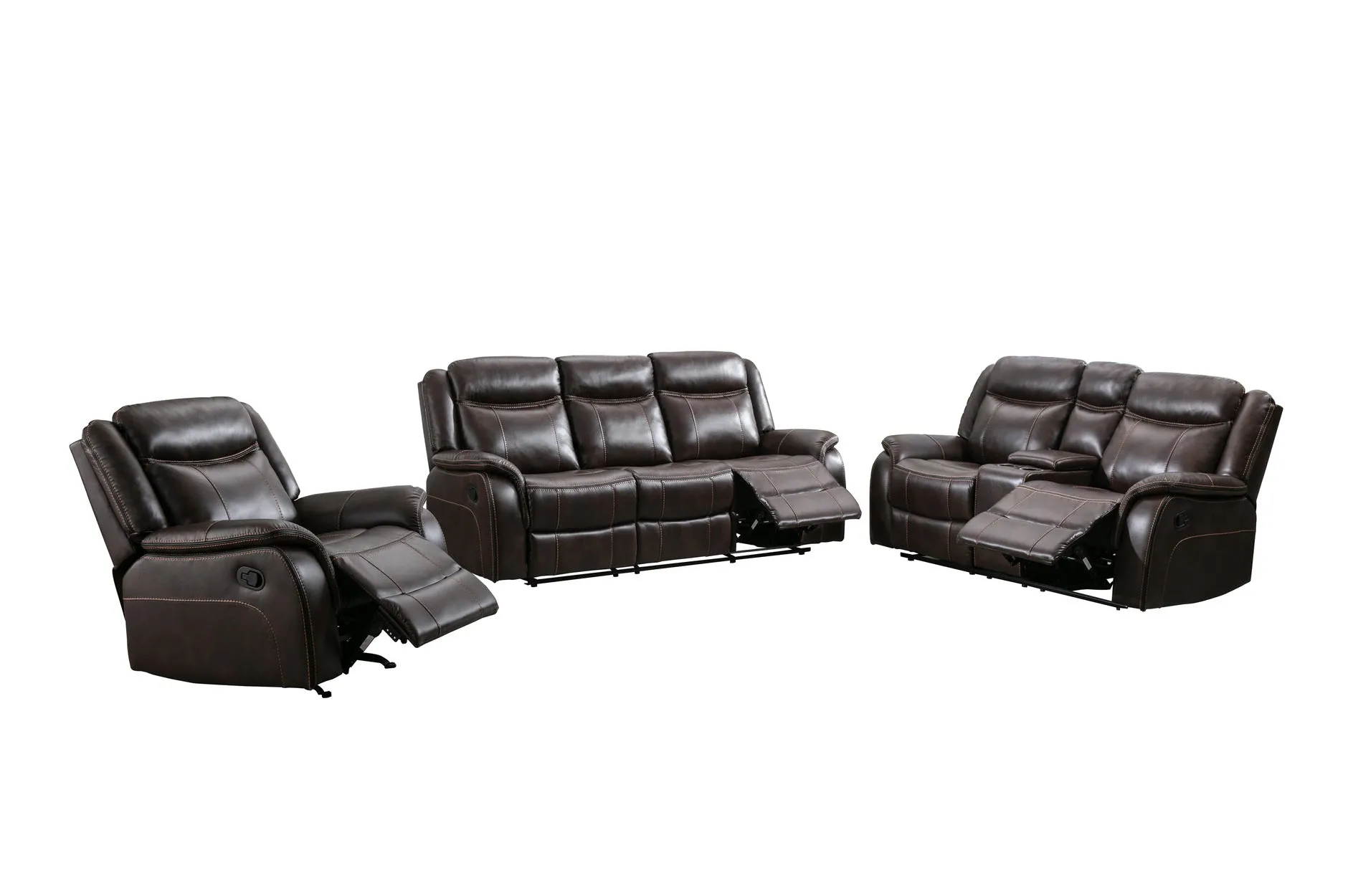 Brown Paxton Reclining Living Set