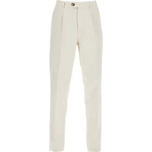 Brunello Cucinelli leisure fit gabardine trousers