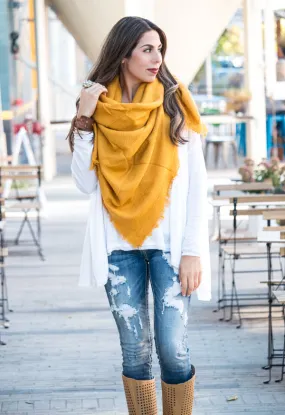 Cashmere Blend Blanket Scarf