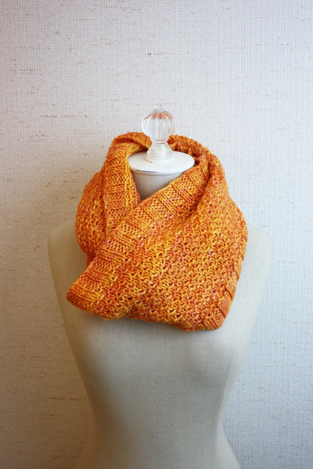 Celle Infinity Scarf / Cowl Knitting Pattern