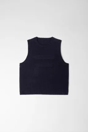 Cropped Knit Vest