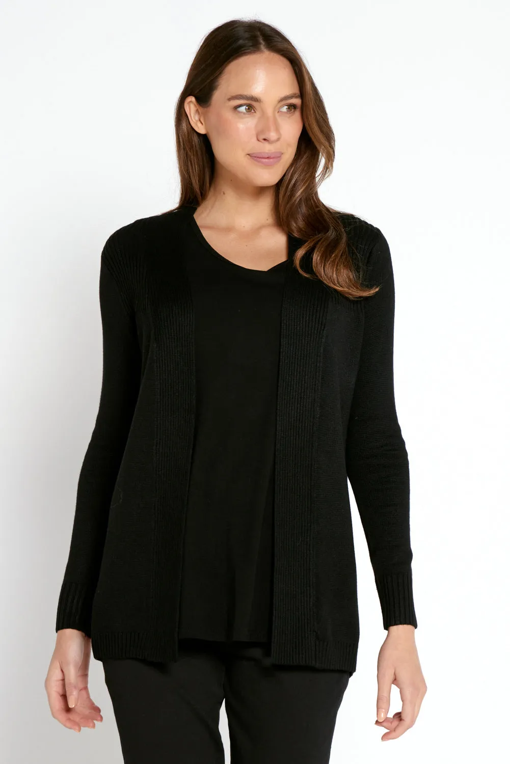 Dani Cotton Cardigan - Black