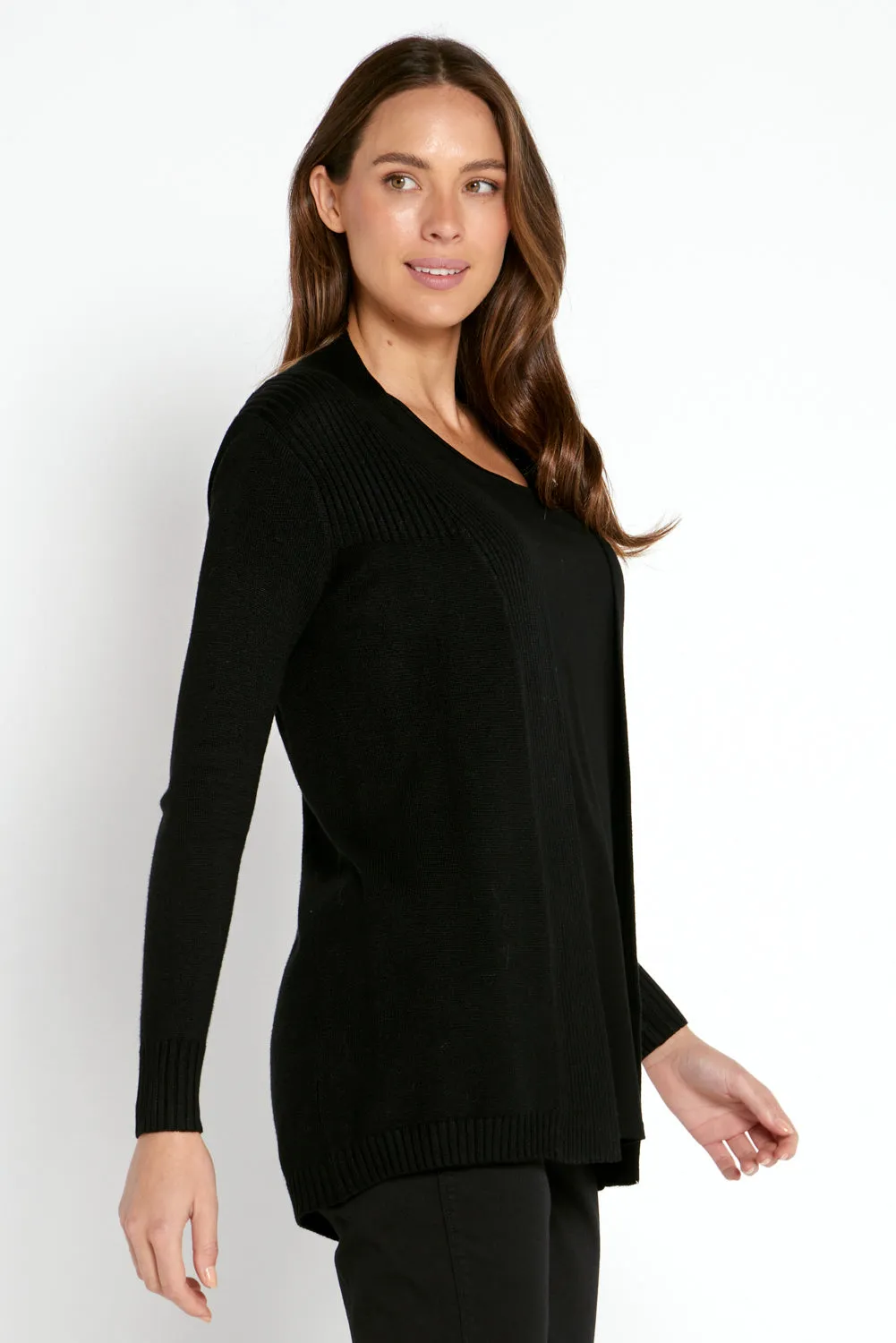 Dani Cotton Cardigan - Black