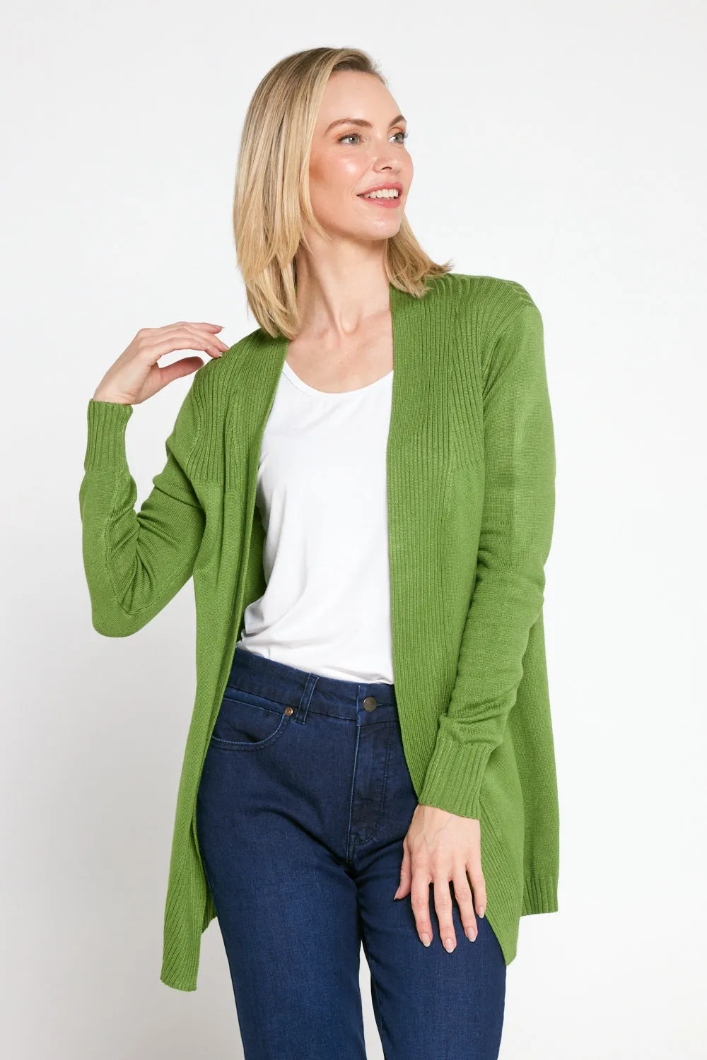 Dani Cotton Cardigan - Green