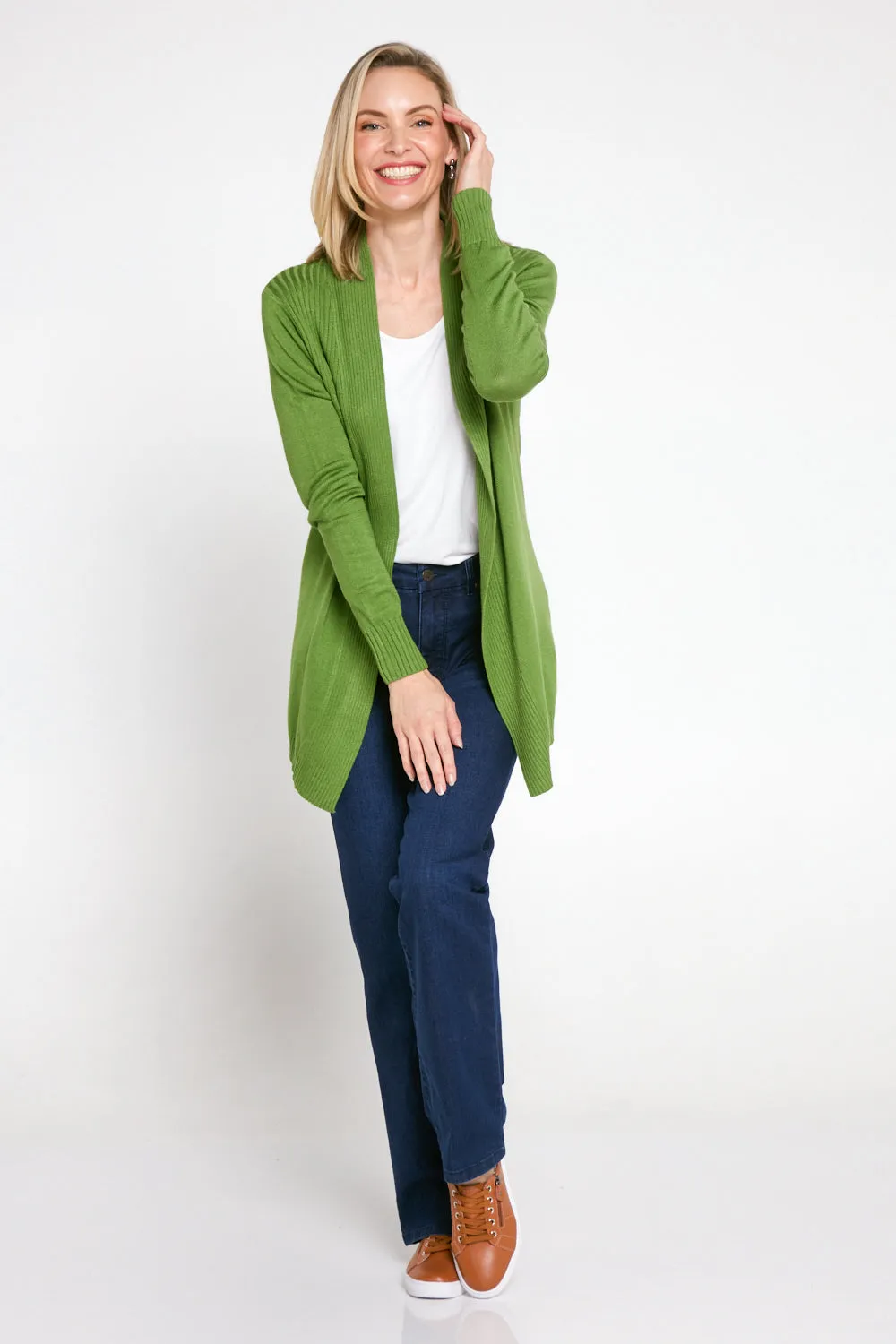 Dani Cotton Cardigan - Green