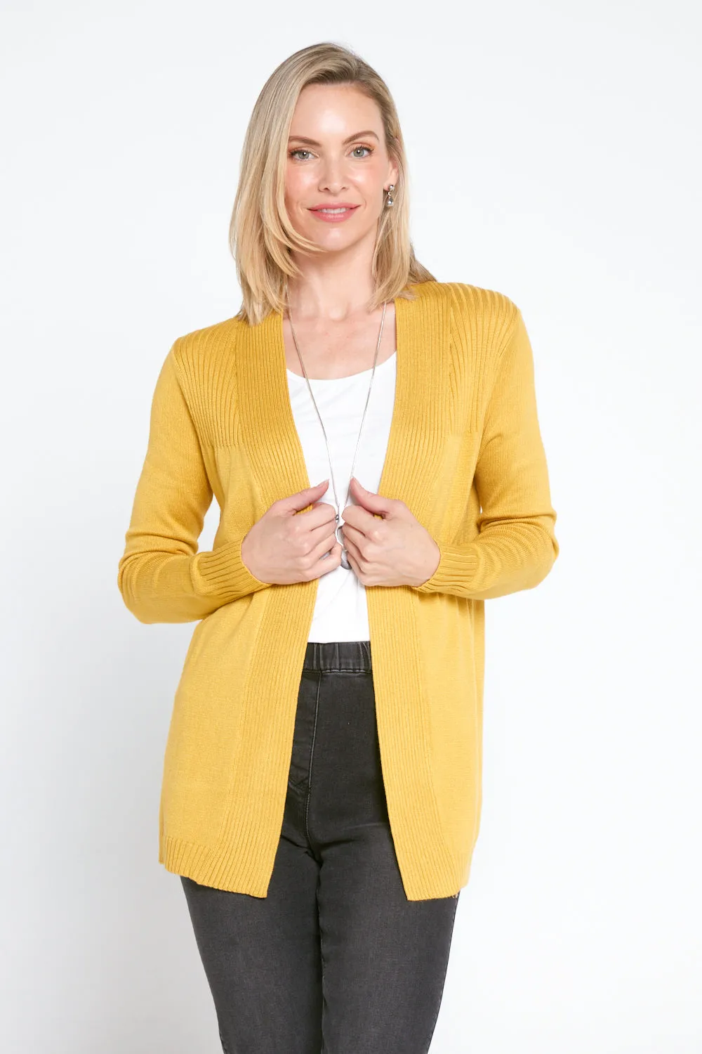 Dani Cotton Cardigan - Yellow