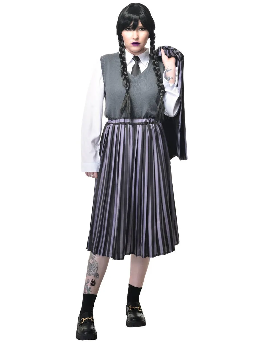 Deluxe Nevermore Wednesday Addams Womens Costume