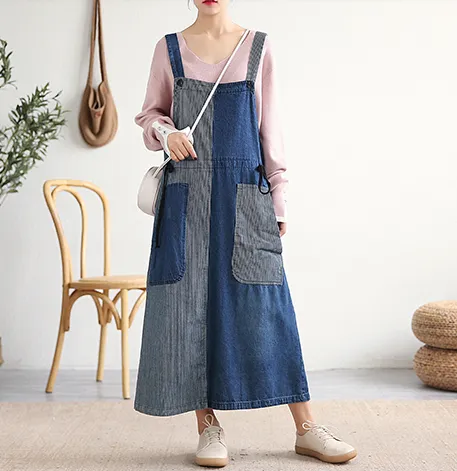 Denim Summer Spring Jumpsuits Women loose Overall DZA20642