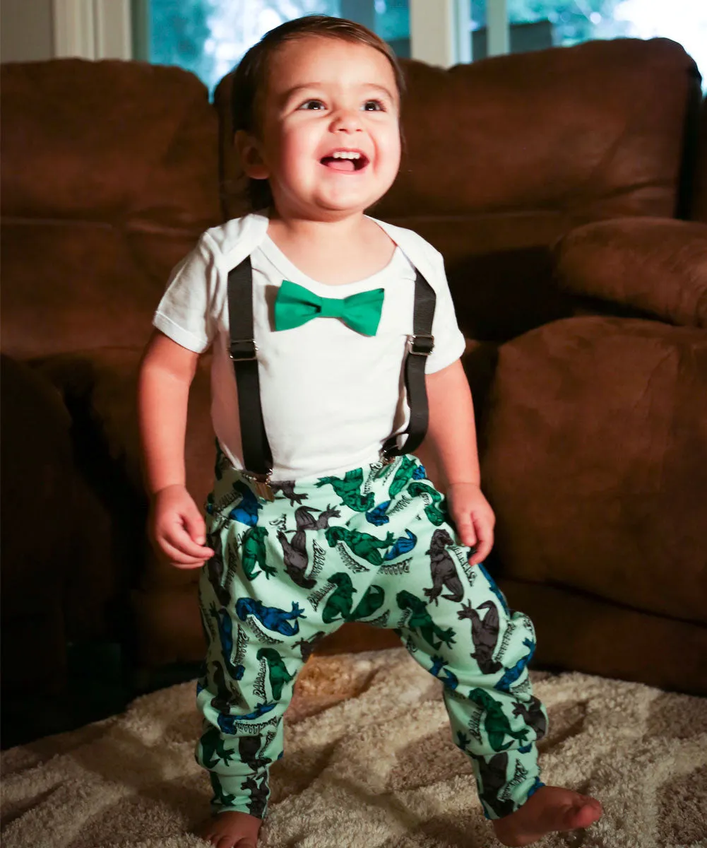 Dinosaur Print Pant Trendy Set by Noah's Boytique