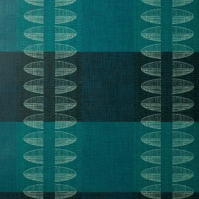 Diskus Plaid Peel and Stick Wallpaper Blue - Opalhouse designed with Jungalow