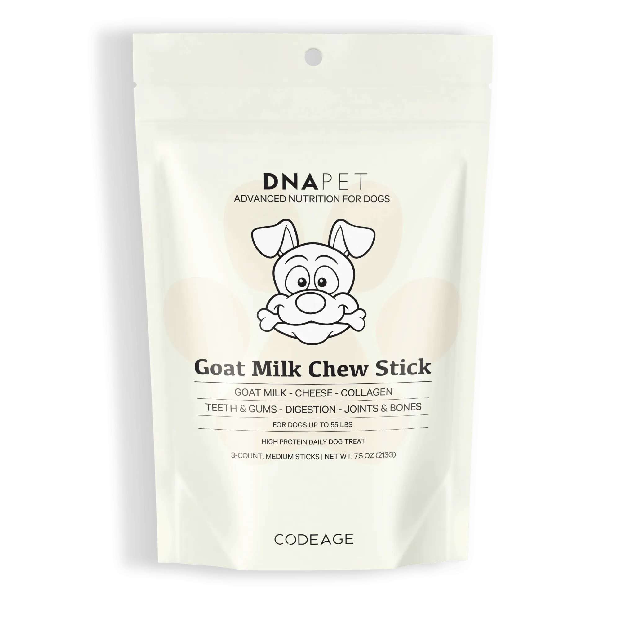 DNA PET Goat Milk Chew Stick For Dogs Medium