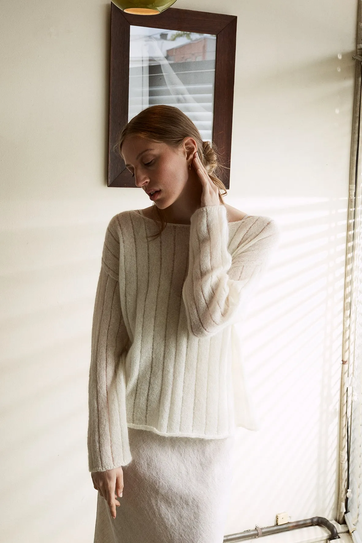 Droplet Knit - Ivory