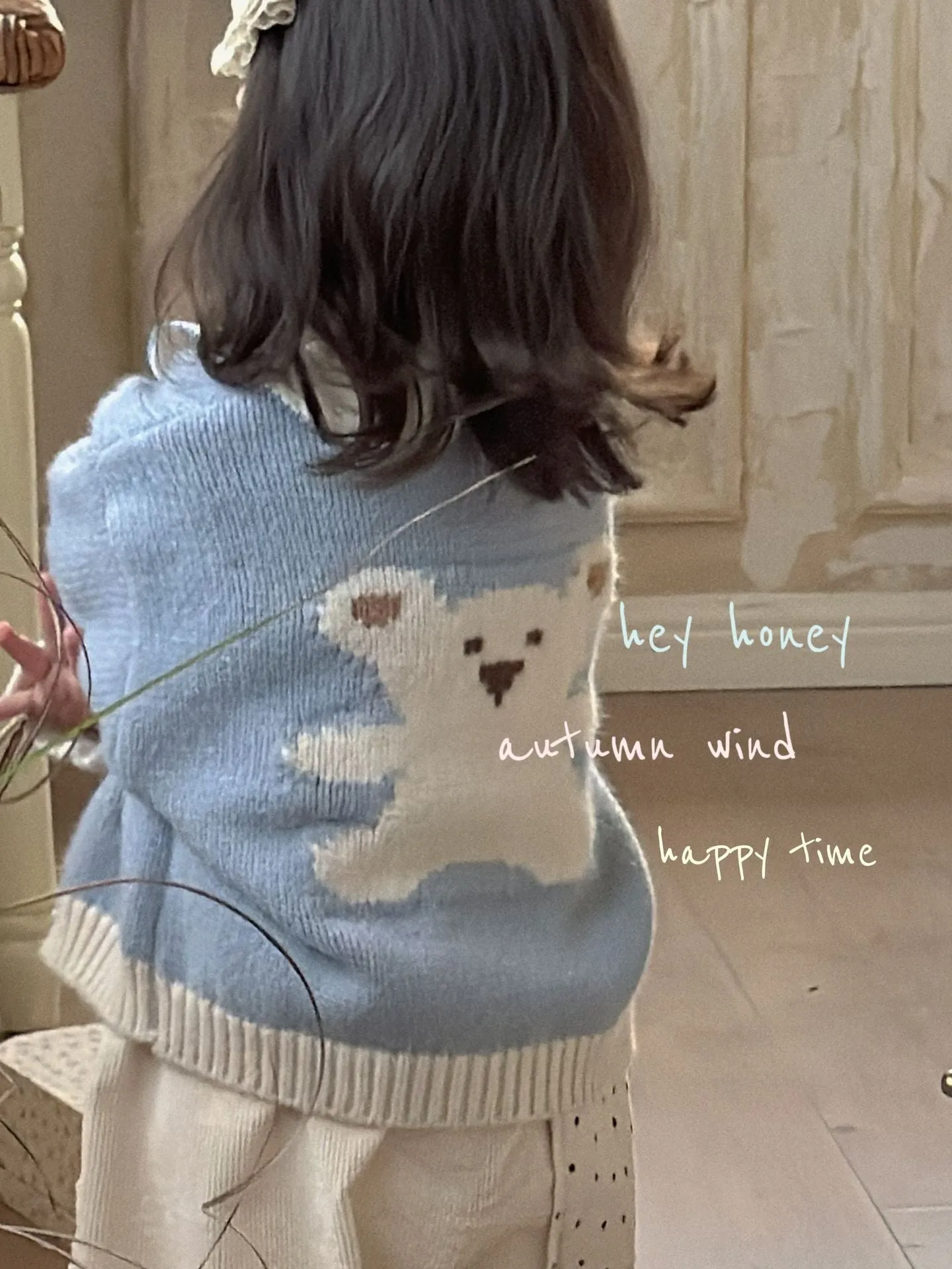 DXJ Sheep/Bear Knitted Cardigan