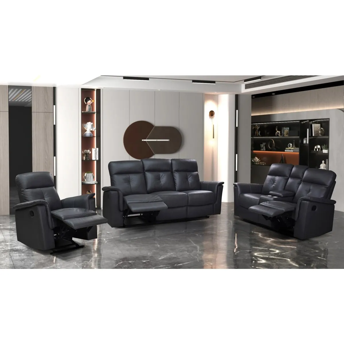 Ellesmere Dark Grey Loveseat