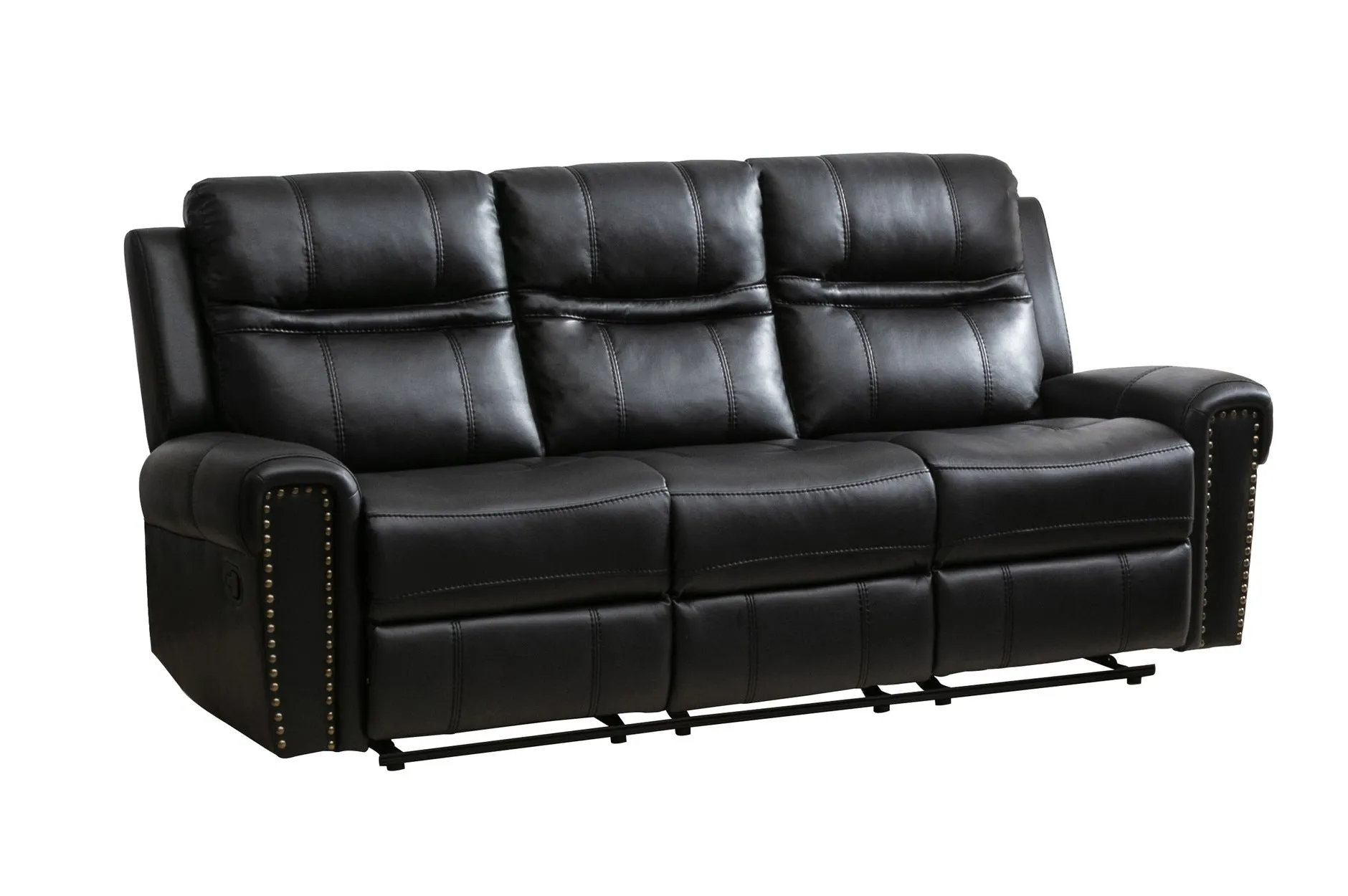 Emerson Black Reclining Living Set