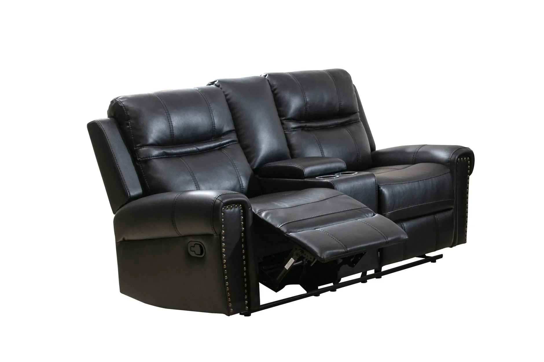 Emerson Black Reclining Living Set